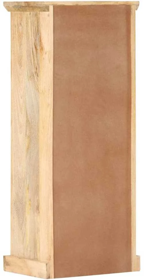 Komoda su durelėmis, 45x32x110cm, mango medienos masyvas
