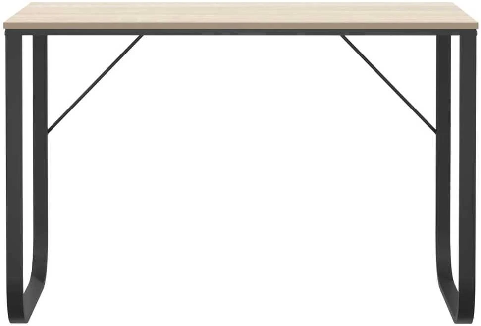 Kompiuterio stalas, juodos ir ąžuolo spalvos, 110x60x73cm, MDP
