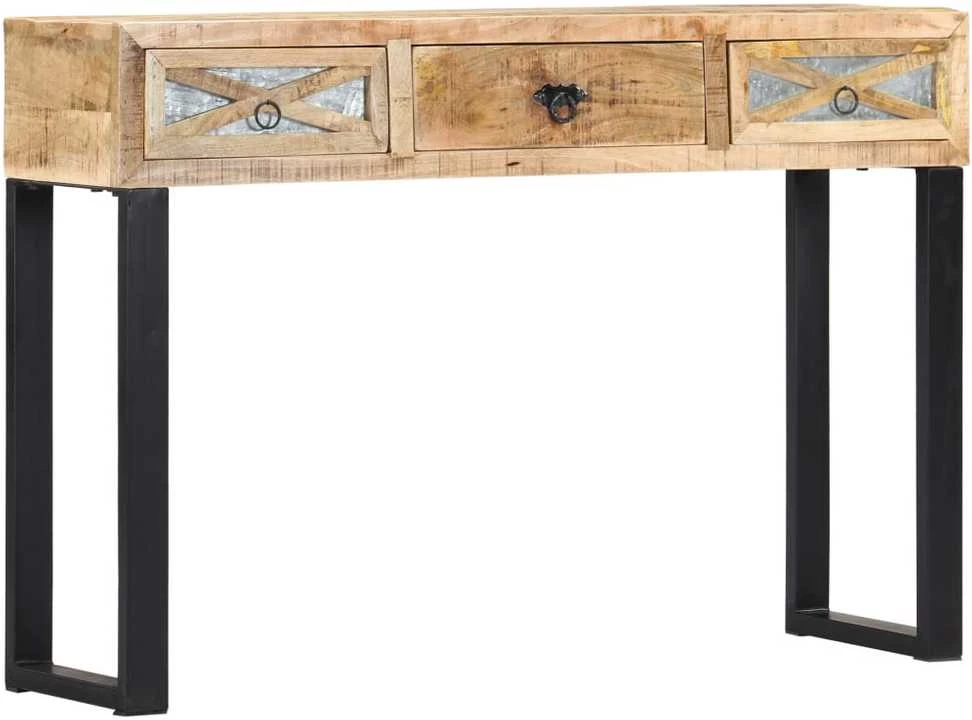 Konsolinis staliukas, 110x30x76 cm, mango medienos masyvas