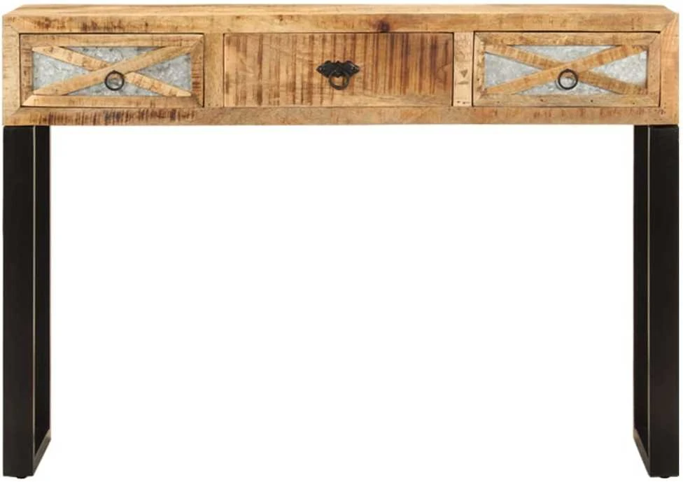 Konsolinis staliukas, 110x30x76 cm, mango medienos masyvas