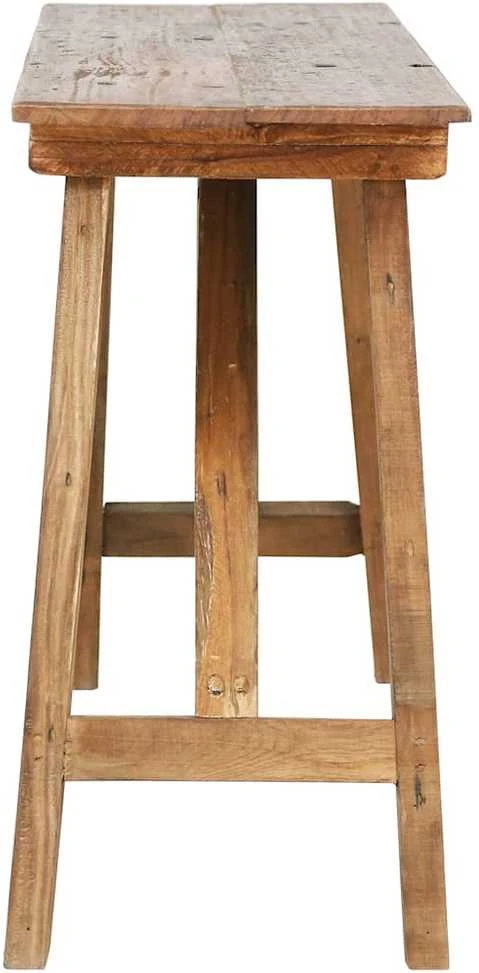 Konsolinis staliukas, 130x40x80cm, mišri perdirbta mediena 283916