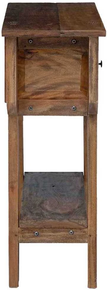 Konsolinis staliukas, 80x35x80cm, mišri perdirbta mediena