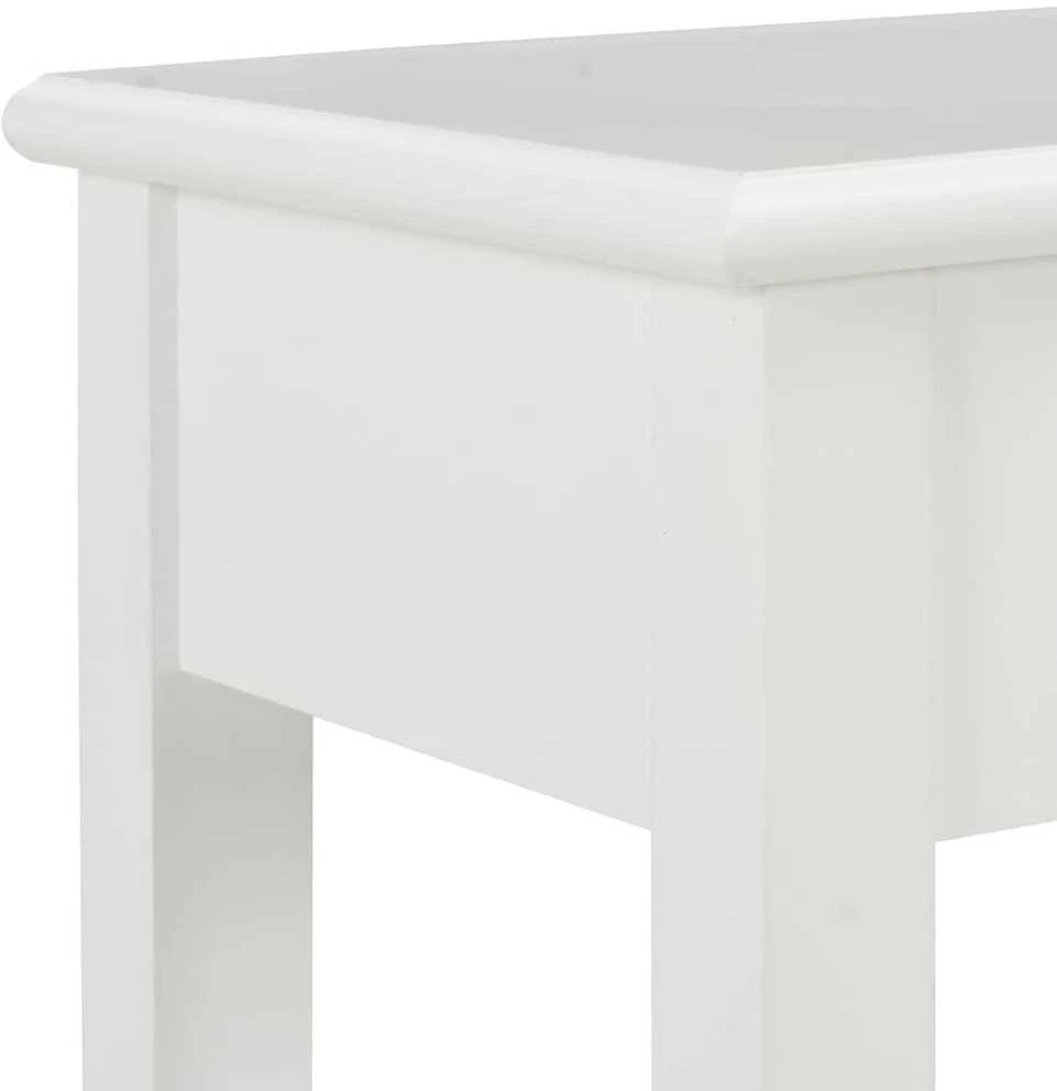 Konsolinis staliukas, baltos sp., 110x35x80cm, mediena