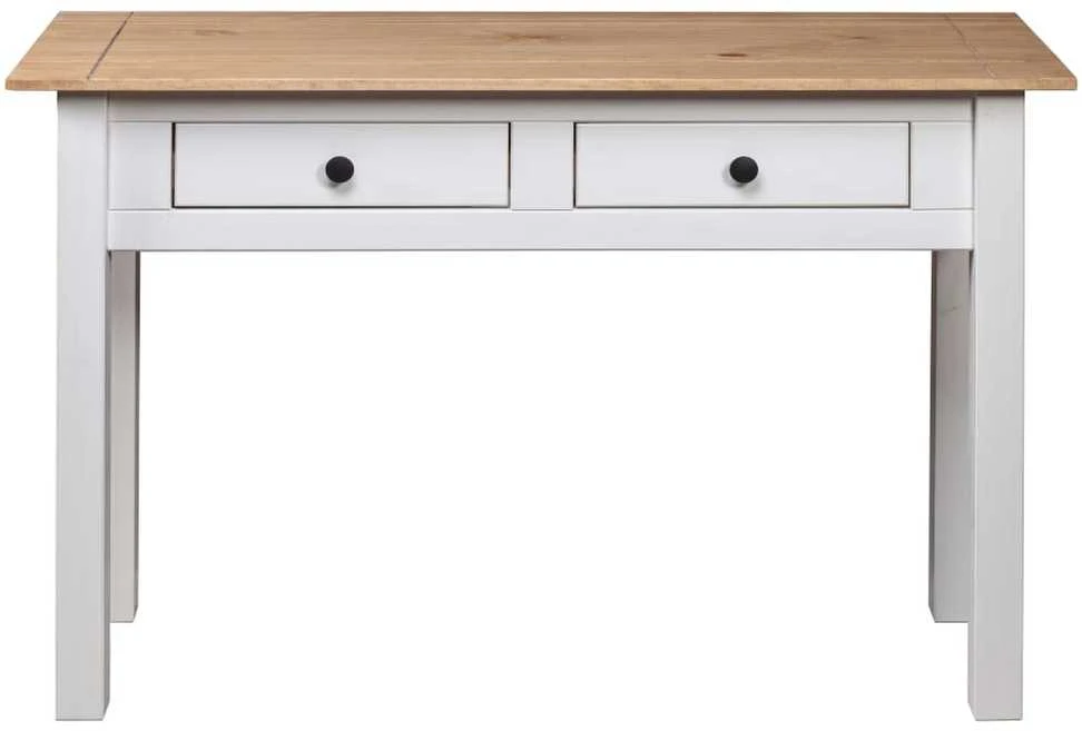 Konsolinis staliukas Panama, baltas, 110x40x72cm, pušies med.