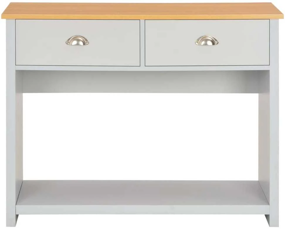 Konsolinis staliukas, pilkos spalvos, 97x35x76cm