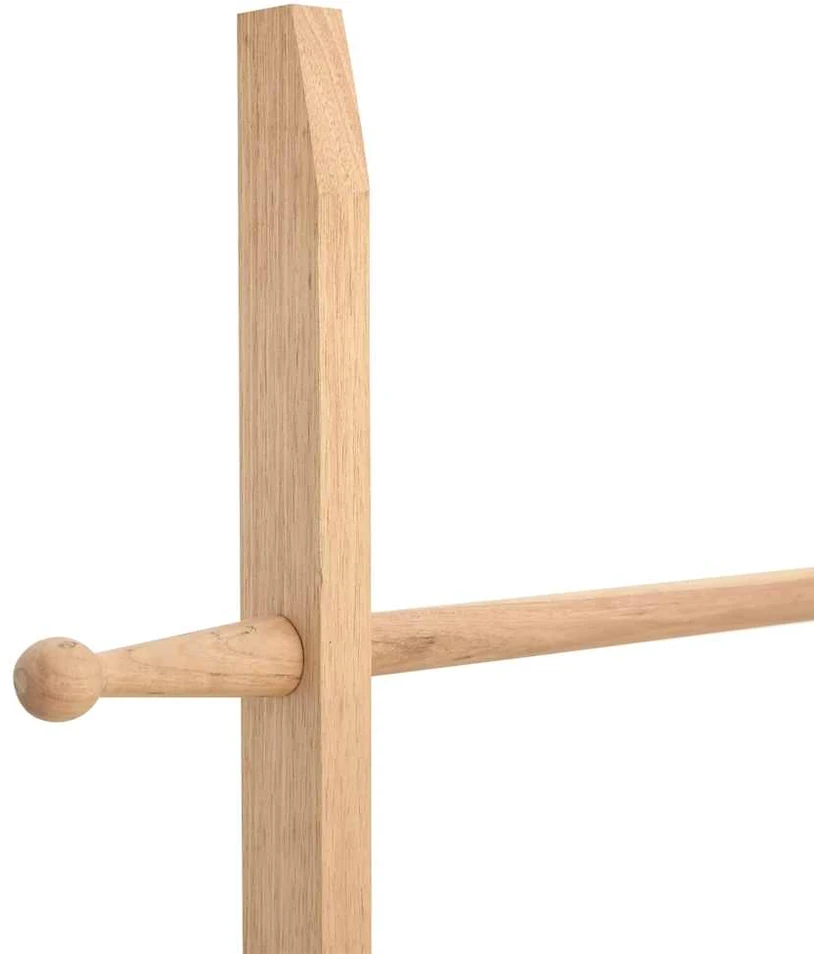 Kopėčios rankšluosčiams, 170cm, riešutmedžio medienos masyvas