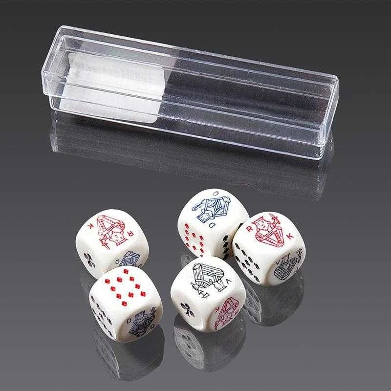 Pokerio kauliukai (16 mm) PIATNIK