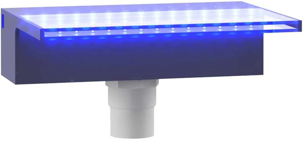 Krioklys su įvairių spalvų LED lemputėmis, 30cm, akrilas