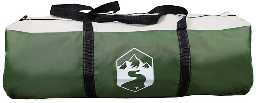 Kupolinis palapinė su stogu Žalia 475 x 475 x 235 cm tafta