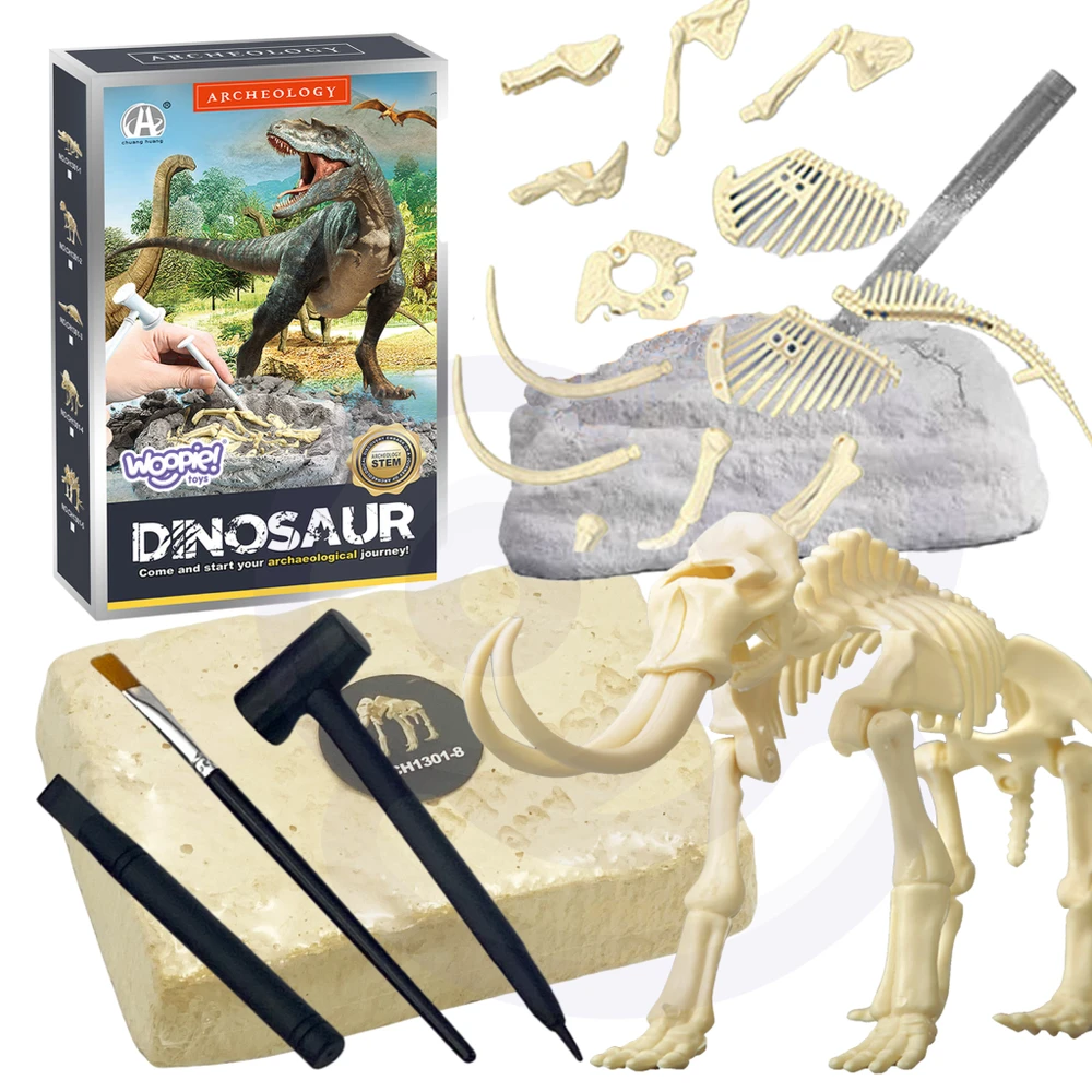 WOOPIE Žaislas Archeologinis Dinozauras Skeleto Rinkinys