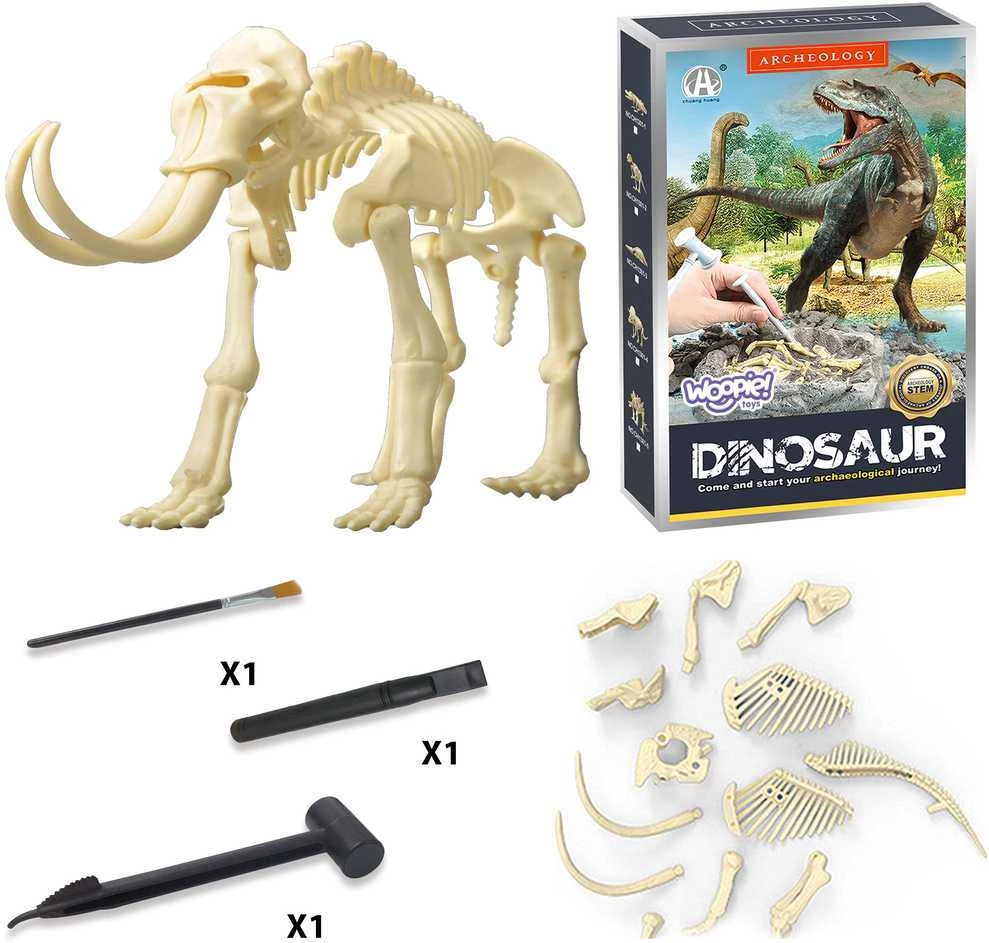WOOPIE Žaislas Archeologinis Dinozauras Skeleto Rinkinys