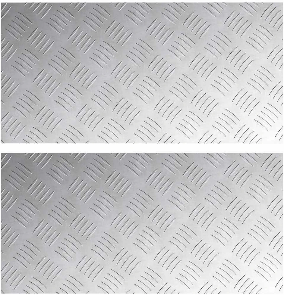 Laiptų danga 2 vnt. 60 x 30 cm Sidabro Aliuminis Stačiakampio