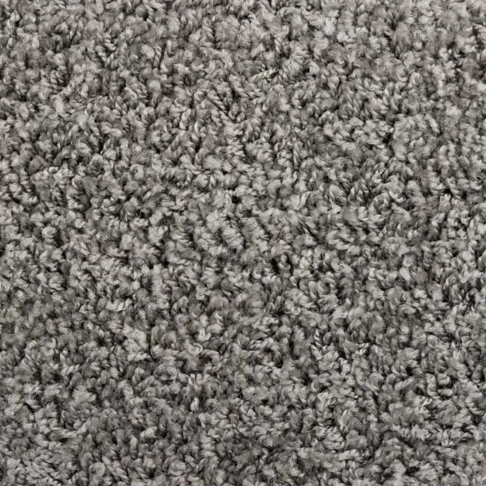 Laiptų kilimėliai, 10vnt., pilkos spalvos, 65x21x4cm