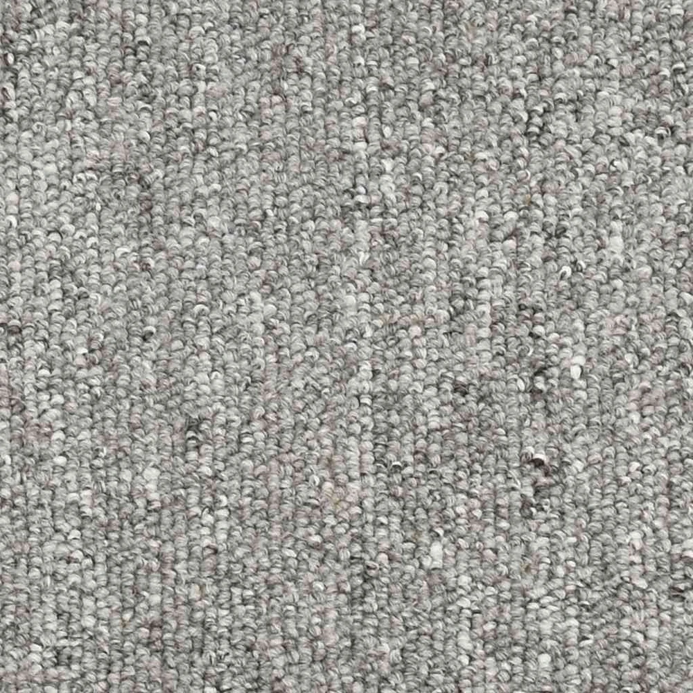 Laiptų kilimėliai, 15vnt., šviesiai pilkos spalvos, 56x17x3cm