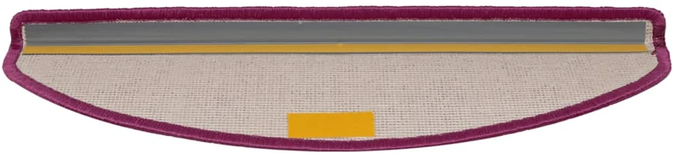 Laiptų kilimėliai, 15vnt., rožinės spalvos, 65x21x4cm