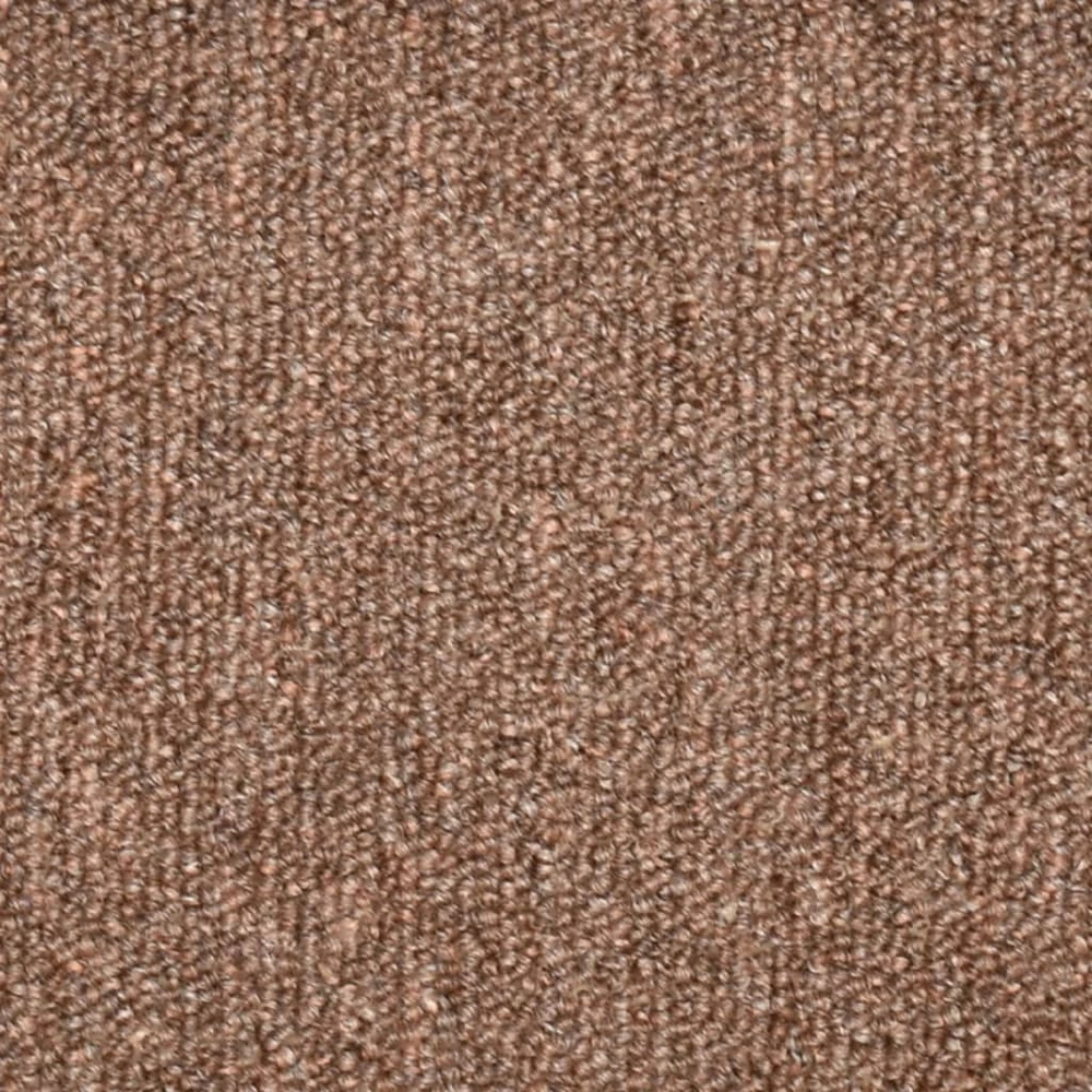 Laiptų kilimėliai, 15vnt., rudos spalvos, 56x17x3cm