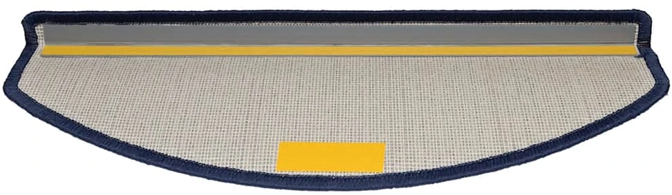 Laiptų kilimėliai, 20 vnt., 65x24x4 cm, mėlyni, pusapvaliai, dideli