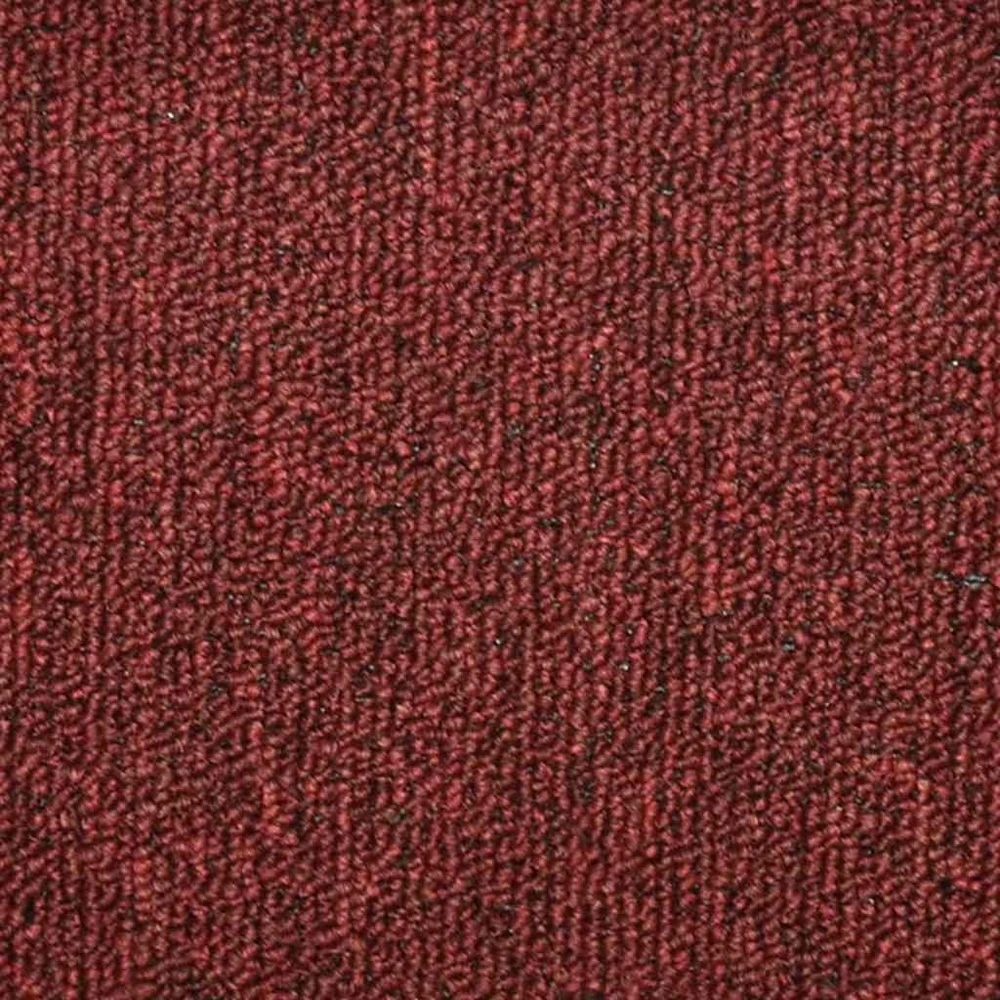 Laiptų kilimėliai, 30 vnt., 56x17x3 cm, bordo spalvos, pusapvaliai