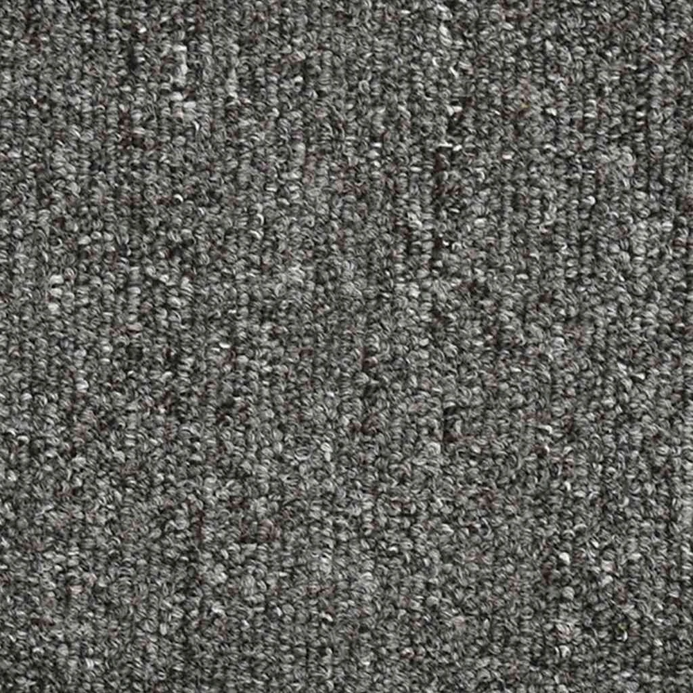 Laiptų kilimėliai, 30 vnt., 56x17x3 cm, tamsiai pilki, pusapvaliai