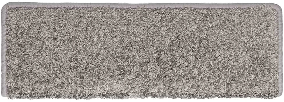 Laiptų kilimėliai, 30 vnt., pilki, 65x21x4 cm, stačiakampiai kraštai