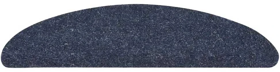Lipnūs laiptų kilimėliai, 10vnt., mėlynos spalvos, 56x17x3cm