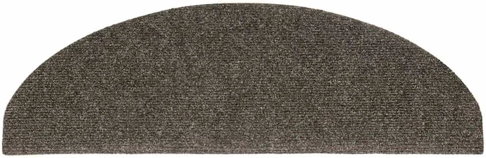 Lipnūs laiptų kilimėliai, 15vnt., antracito, 65x21x4cm