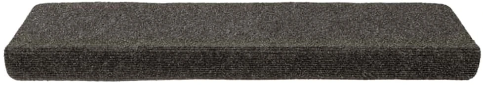 Laiptų kilimėliai, 15vnt., antracito, 65x21x4cm