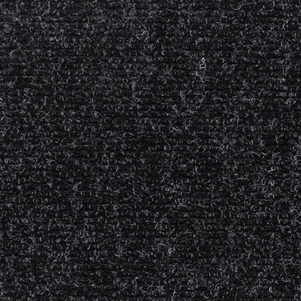 Lipnūs laiptų kilimėliai, 15vnt., juodi, 76x20cm, stačiakampiai