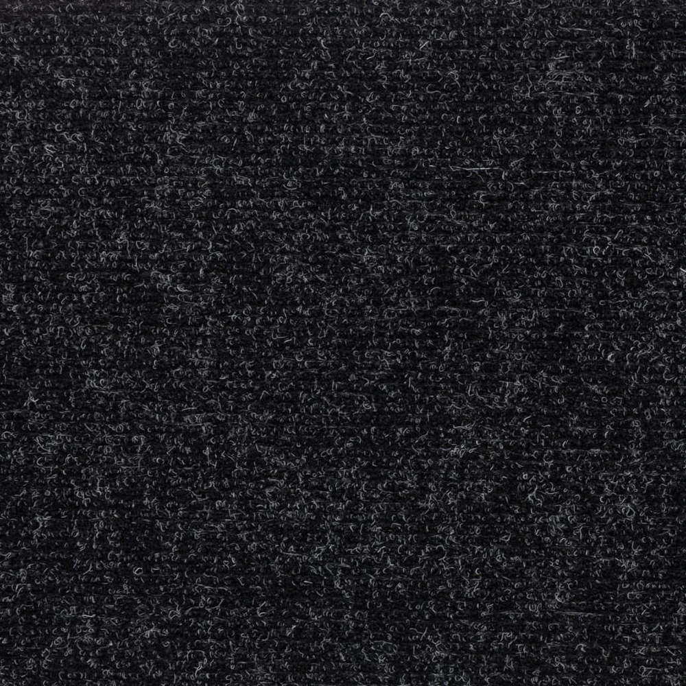 Lipnūs laiptų kilimėliai, 15vnt., juodi, 60x25cm, stačiakampiai