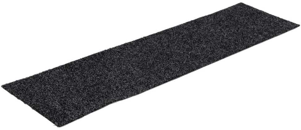 Lipnūs laiptų kilimėliai, 15vnt., pilki, 76x20cm, stačiakampiai