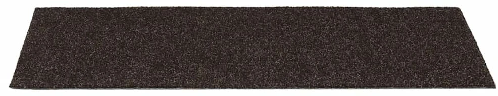 Laiptų kilimėliai, lipnūs, 30 vnt., 60x25 cm, tamsiai rudi, stačiakampiai