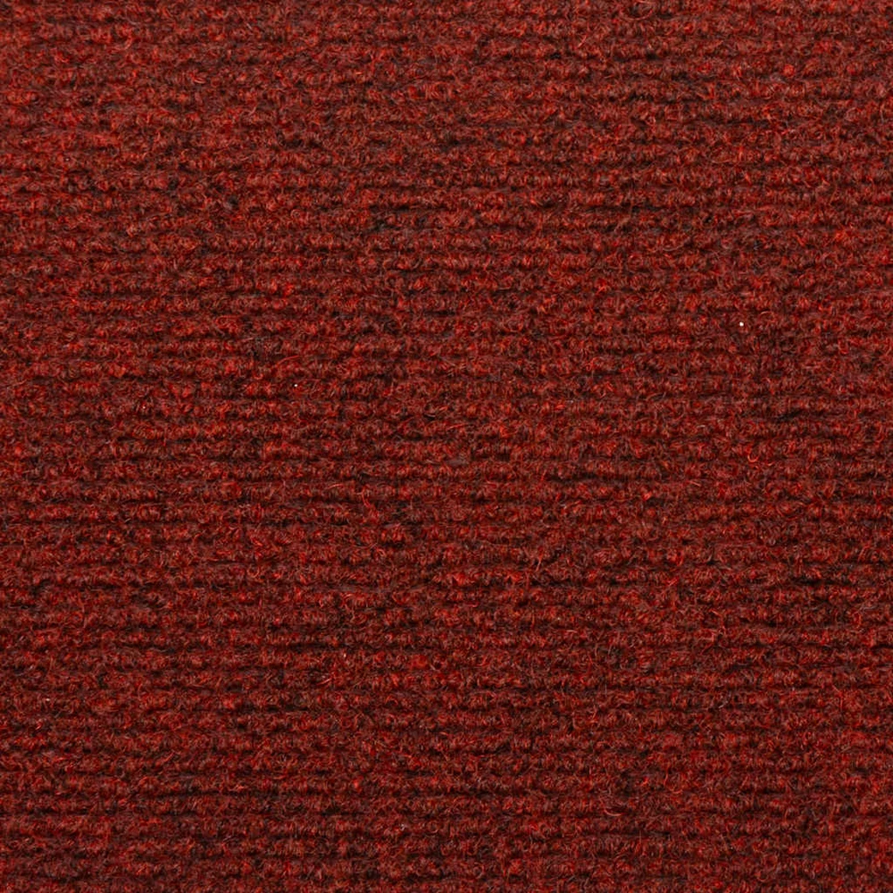 Laiptų kilimėliai, lipnūs, 30 vnt., 65x21x4 cm, bordo raudoni, stačiakampiai kraštai