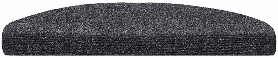 Laiptų kilimėliai, lipnūs, 30 vnt., 65x21x4 cm, tamsiai pilki, pusapvaliai, dideli
