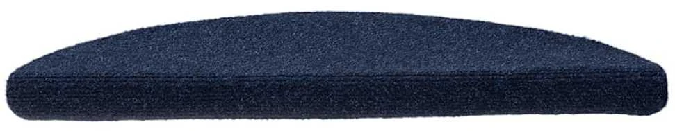 Lipnūs laiptų kilimėliai, 5vnt., tamsiai mėlyni, 56x17x3cm