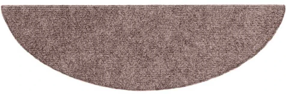 Lipnūs laiptų kilimėliai, 5vnt., rudos spalvos, 56x17x3cm