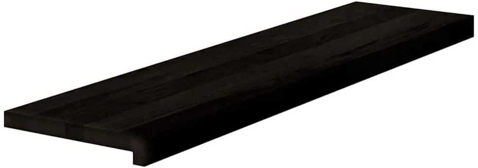 Laiptų pakopos, 12 vnt., tamsiai rudas, 100x25x2 cm, ąžuolo