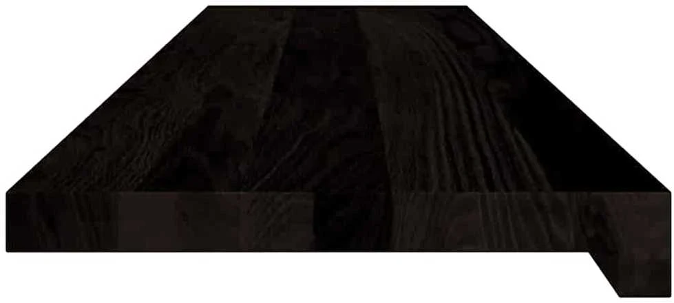 Laiptų pakopos, 12 vnt., tamsiai rudas, 100x25x2 cm, ąžuolo