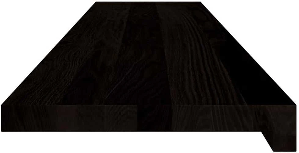 Laiptų pakopos, 2 vnt., rudai juodos, 120x30x2 cm, ąžuolo