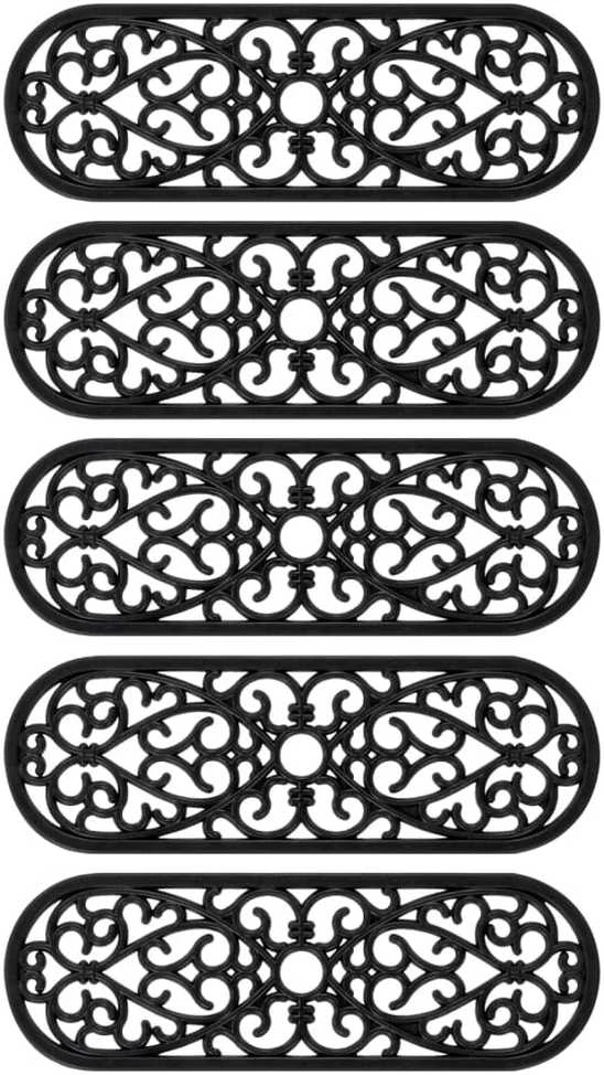 Laiptų pakopos, 5vnt., 25x75cm, guma