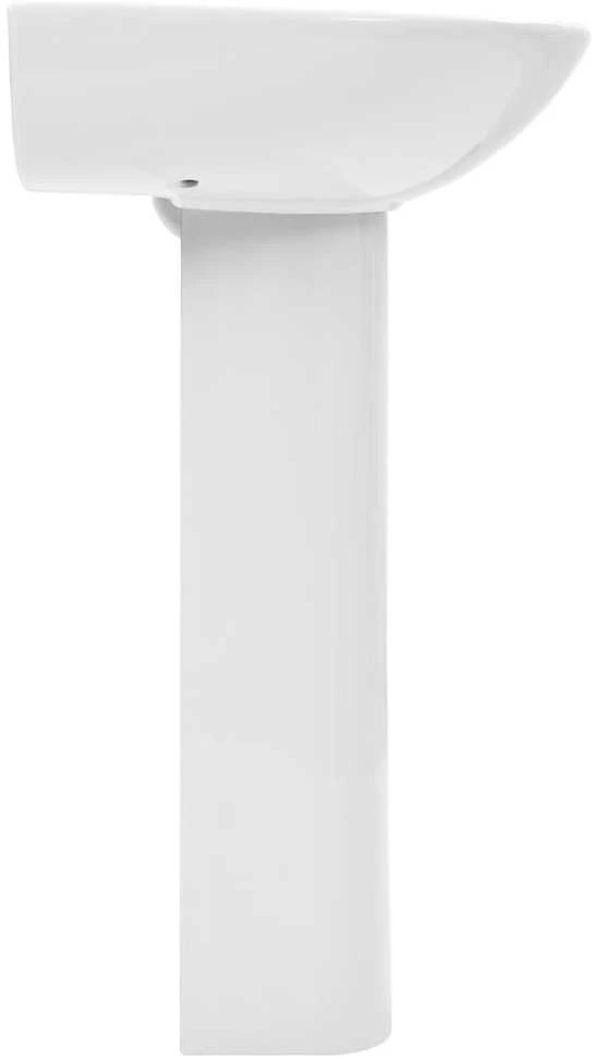 Laisvai past. praustuvas su koja, baltas, 520x440x190mm, ker.