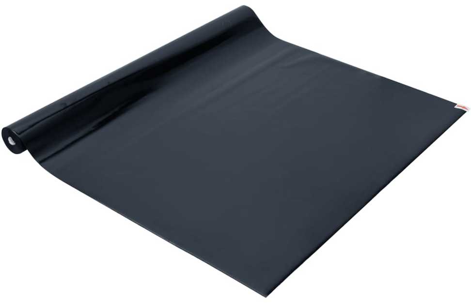 Langų plėvelė, juoda, 45x1000cm, PVC, statinė, matinė