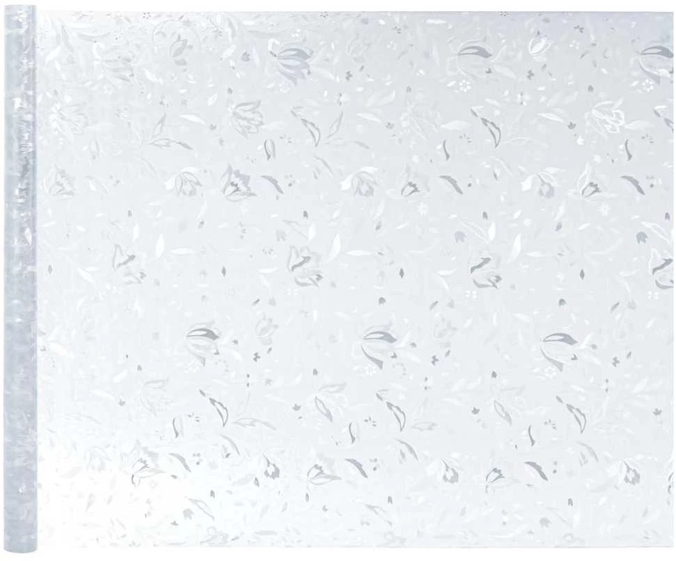 Langų plėvelės, 2vnt., PVC, matinės, gėlių raštas