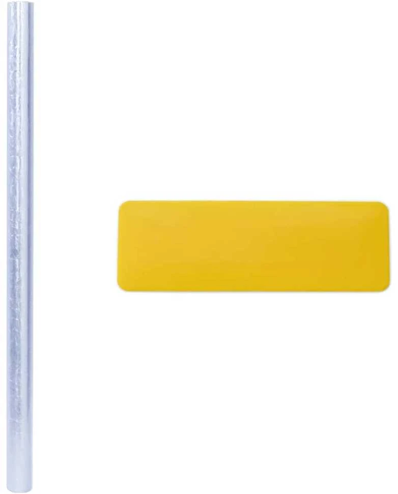 Langų plėvelės, 5vnt., PVC, matinės, 3D vaivorykštės raštas