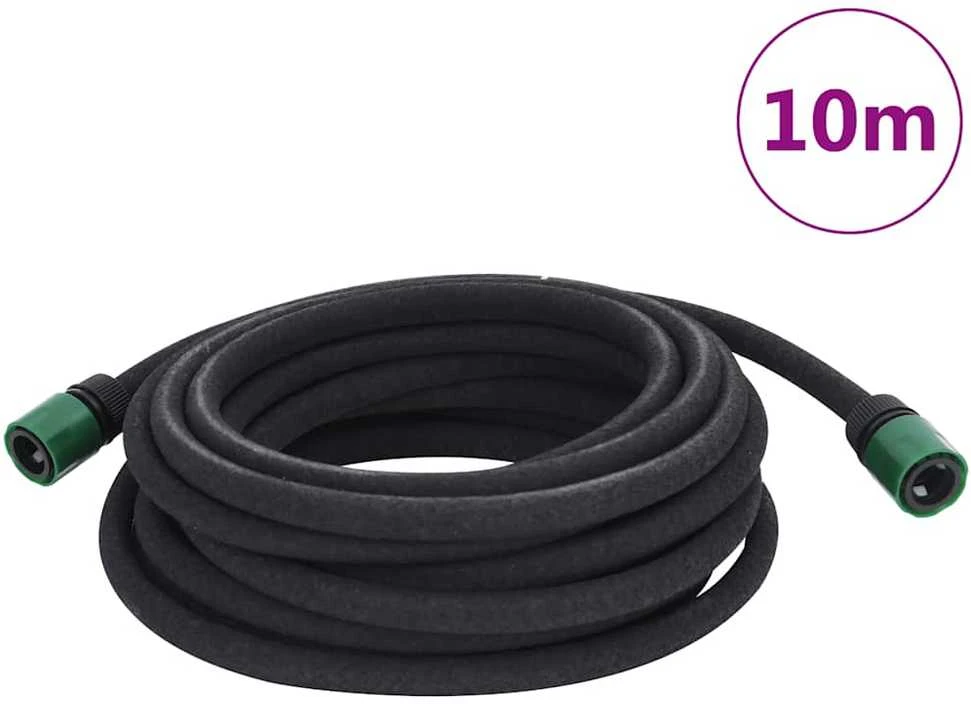 Lašelinio sodo laistymo žarna, juodos spalvos, 0,6", 10m, guma