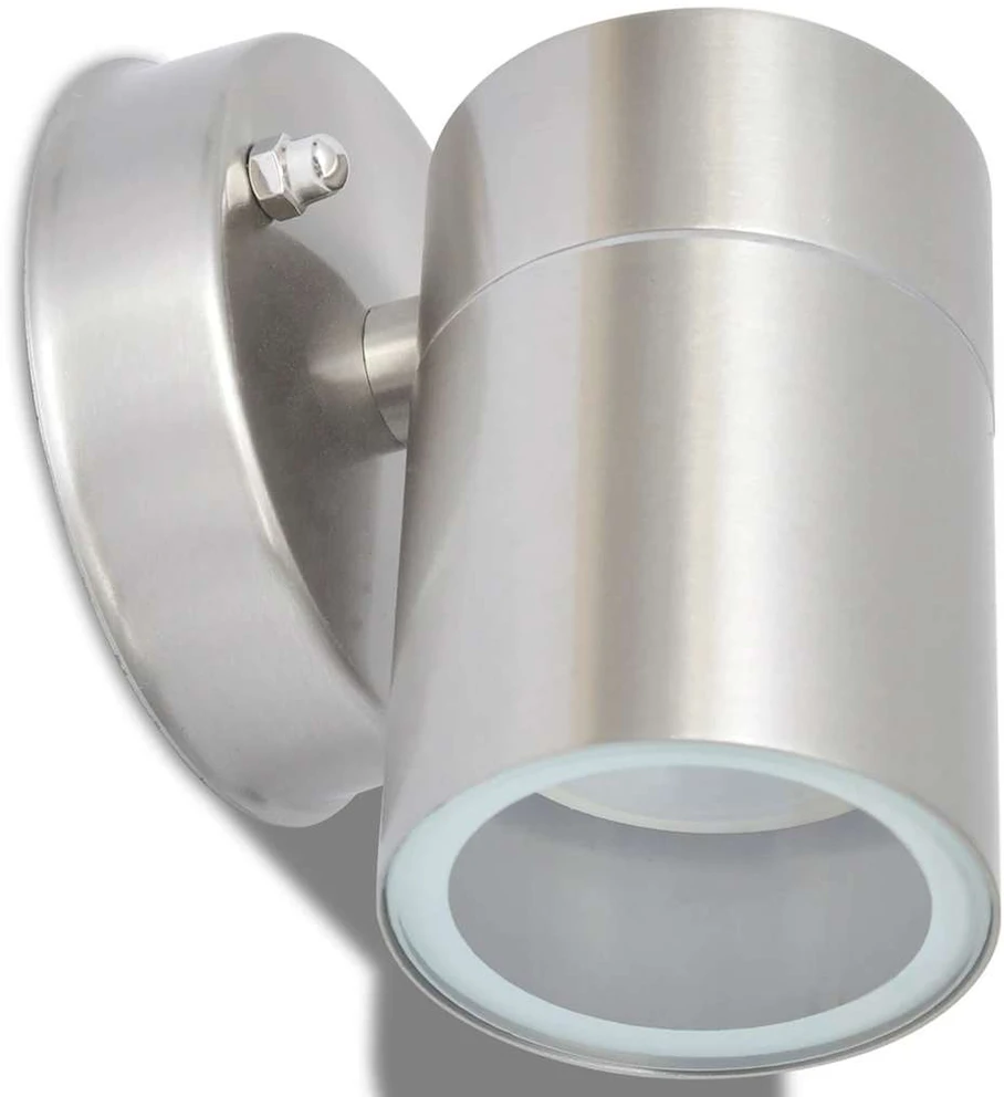 Lauko LED sien. šviest., 2vnt., nerūd. plien., šviesa į apačią