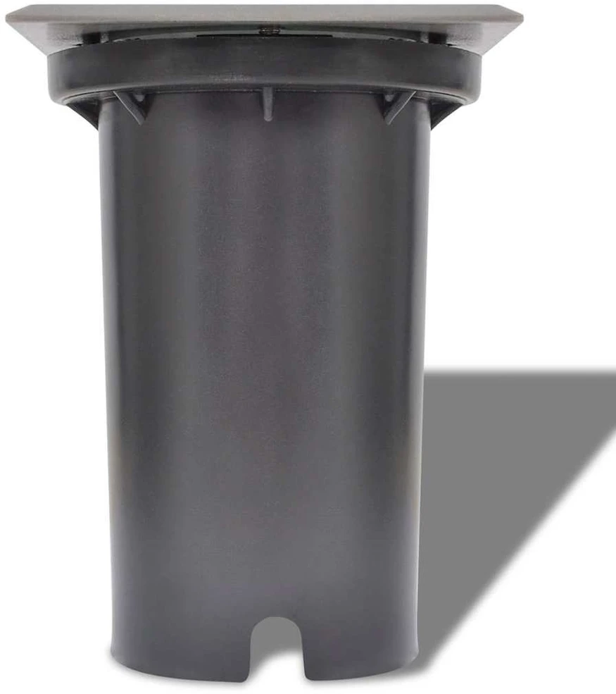 Lauko LED šviestuvai grindiniui, 3 vnt., kvadratiniai