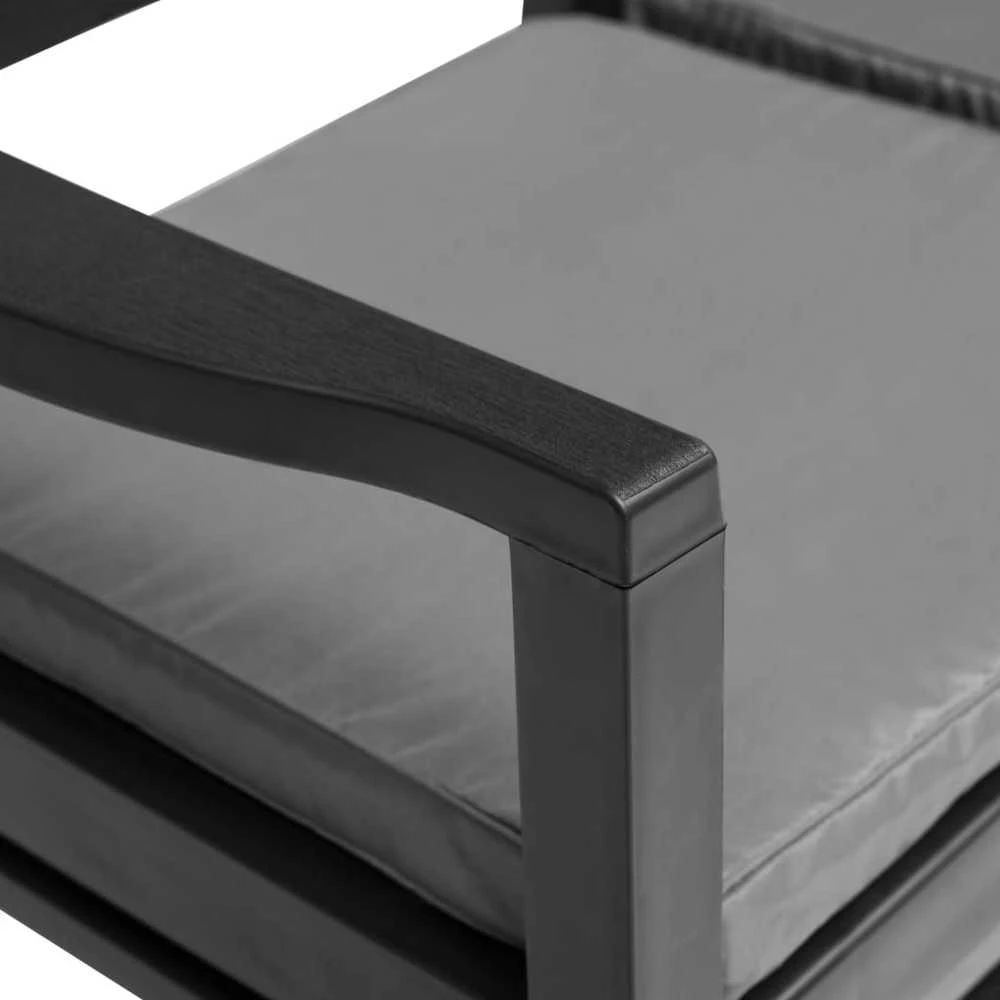Lauko baldų komplektas Lauko poilsio baldų komplektas, 4d., antrac. sp., plastikas