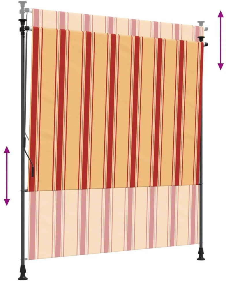 Lauko Ritininė Žaliuzė Įvairiaspalvis 150 x 270 cm