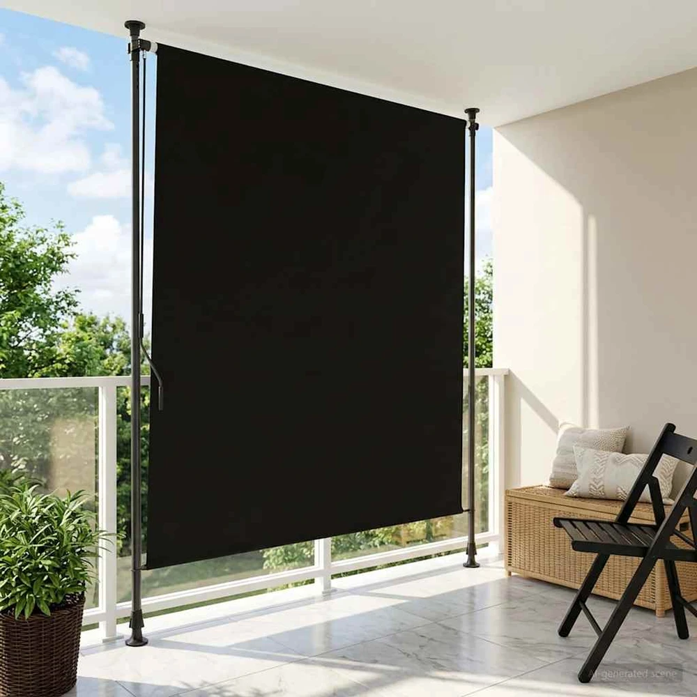 Lauko Ritininė Žaliuzė Juoda 200 x 270 cm