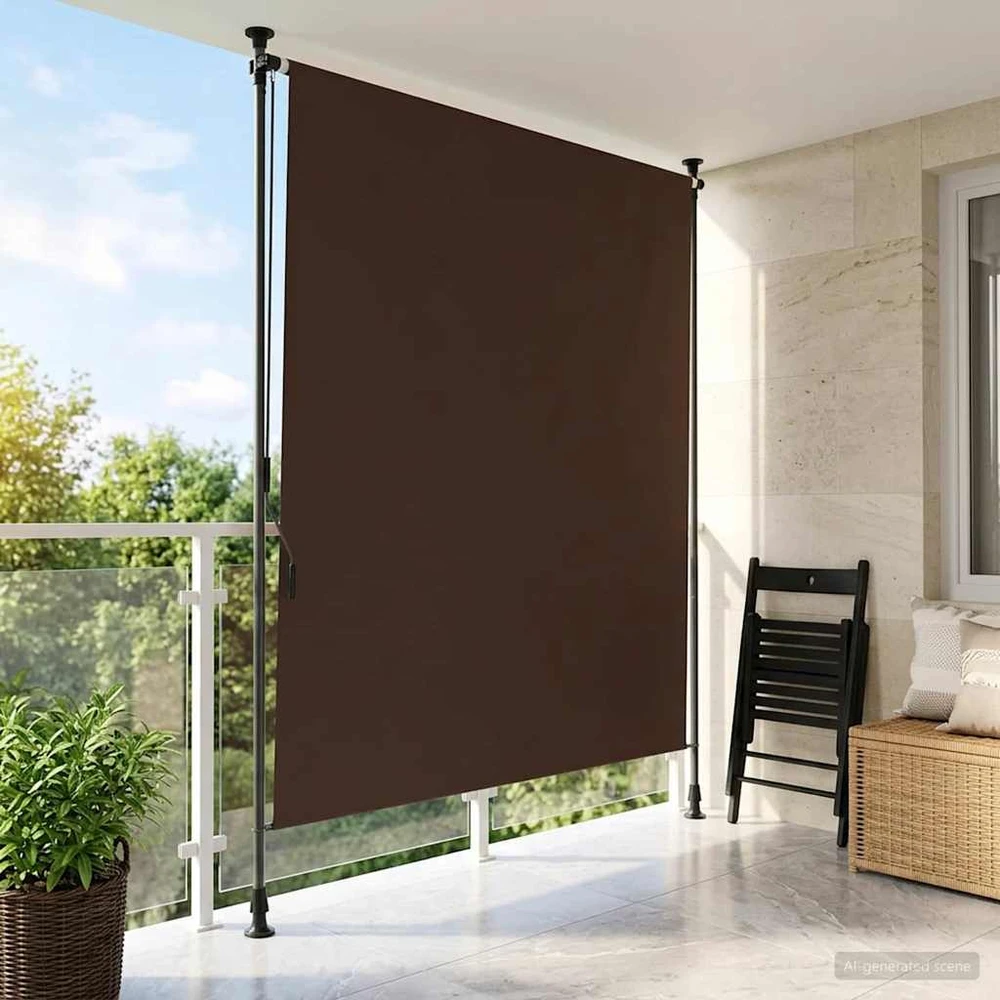 Lauko Ritininė Žaliuzė Ruda 120 x 270 cm